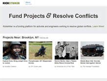 Tablet Screenshot of kickstriker.com